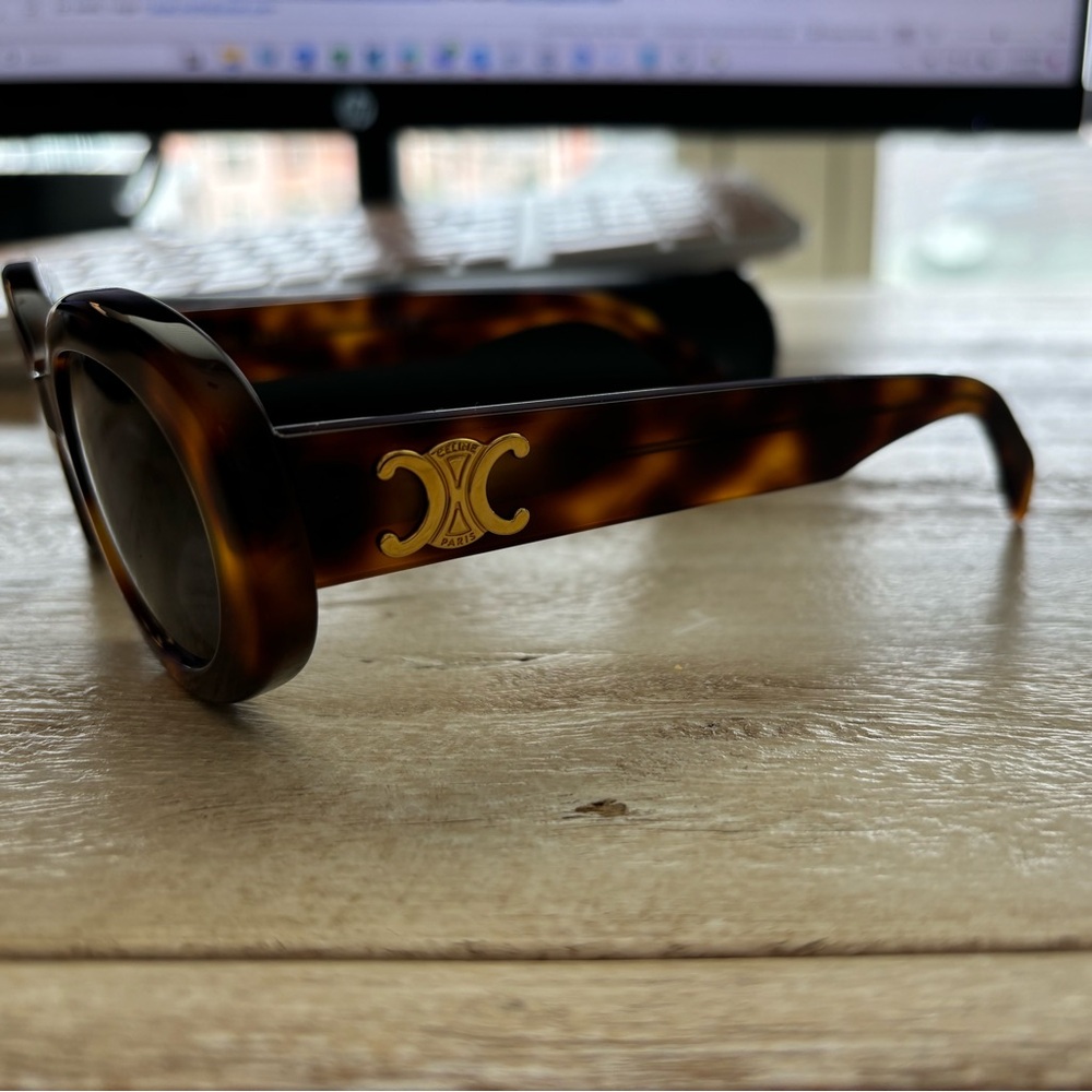 Celine Triomphe sunglasses oval - Picture 3 of 7
